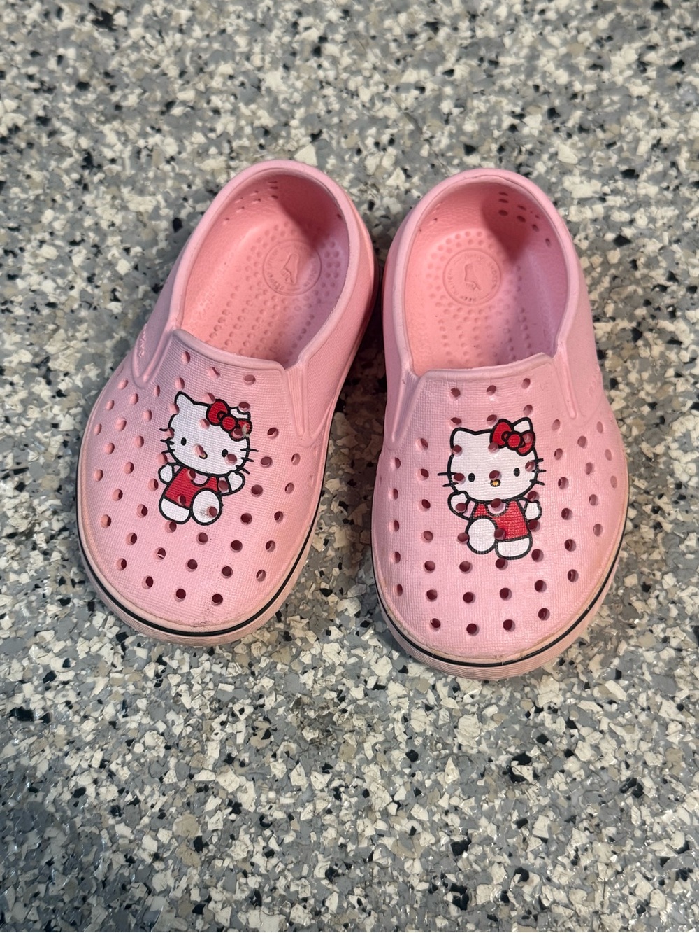 Native Shoes x Hello Kitty Pink Slip-On Water Shoes for Kids